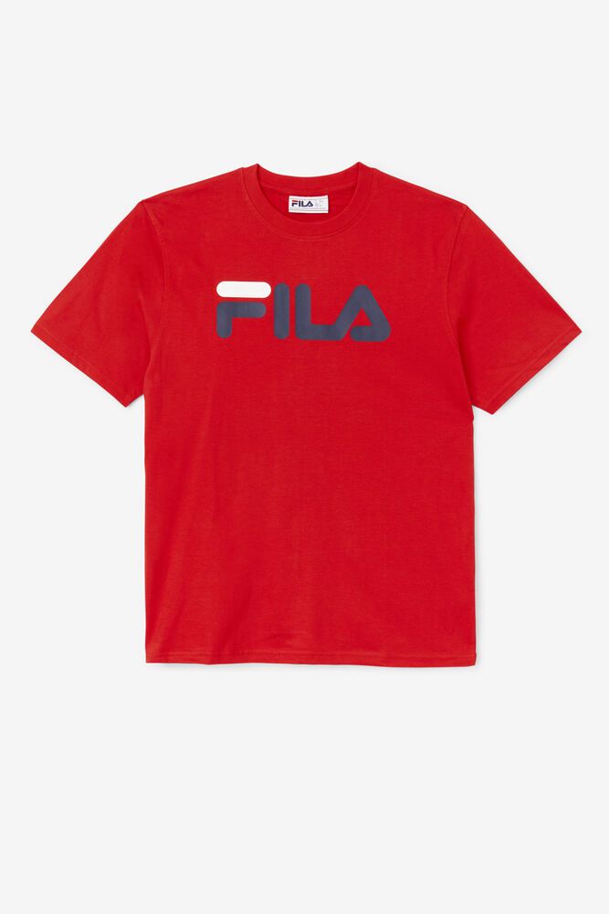 Fila Eagle T-Shirt Red - Mens - 03614JWQX